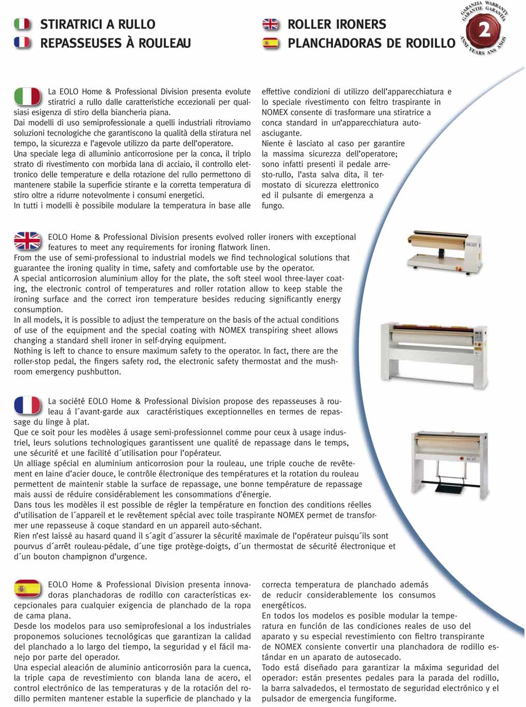  Eolo elettrodomestici linea stiro